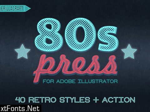 80s Press for Adobe Illustrator