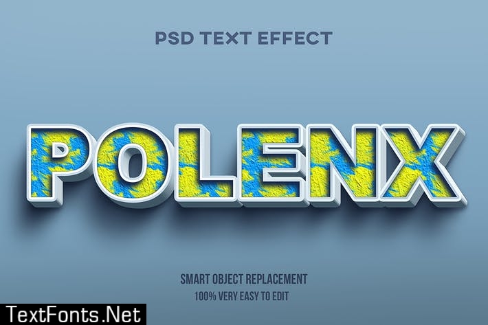 abstract texture text effect