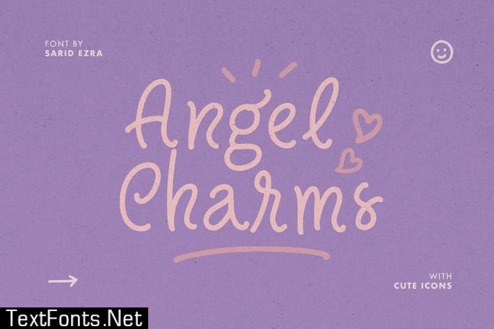 Angel Charms - Cute Font