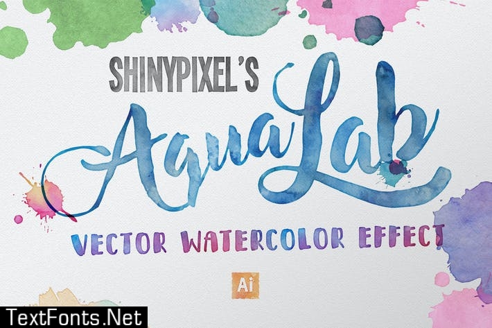 AquaLab - Vector Watercolor Effect