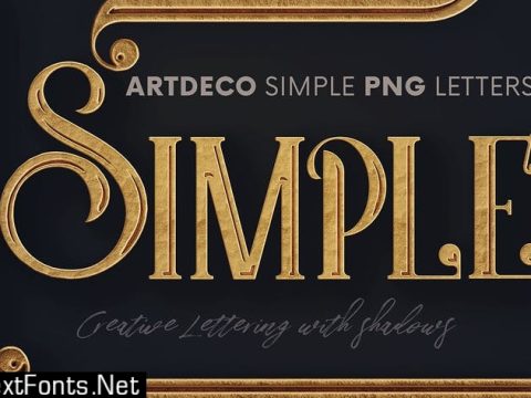 Artdeco Simple - 3D Lettering