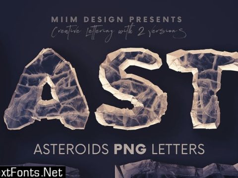 Asteroids - 3D Lettering