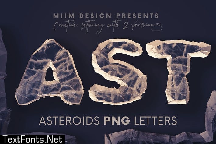 Asteroids - 3D Lettering