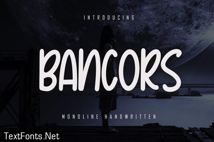 Bancors - Monoline Font