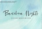 Barcelona Nights Font