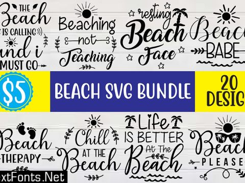 Beach SVG Bundle