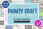 Beauty Craft Font Bundle