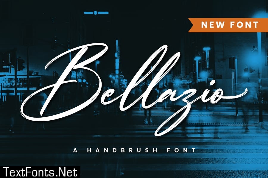 Bellazio - A Handbrush Font