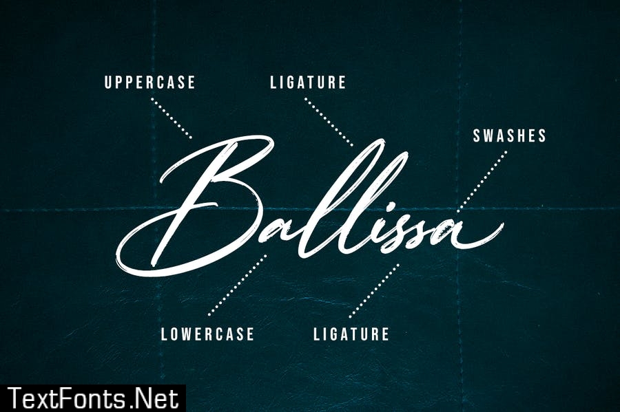 Bellazio - A Handbrush Font