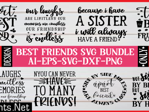 Best Friends SVG Bundle