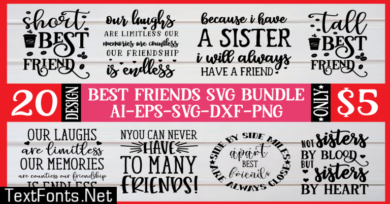 Download Best Friends Svg Bundle