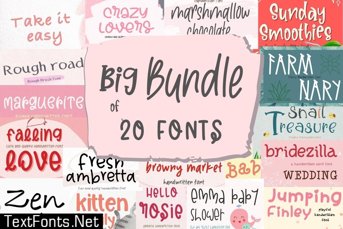 Big Fonts Bundle