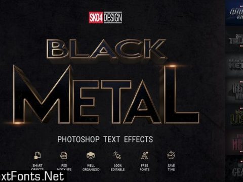 Black & Metal – PSD mockups