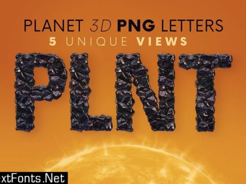 Black Planet - 3D Lettering