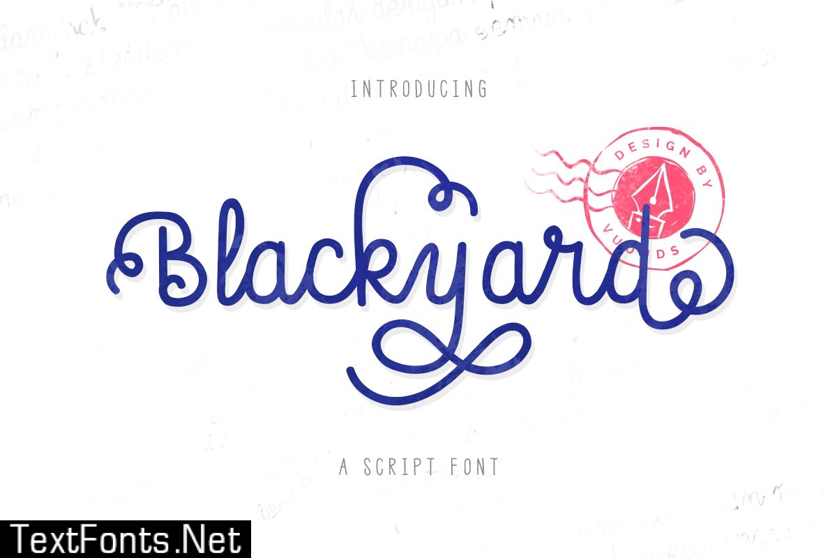 Blackyard Script & Sans