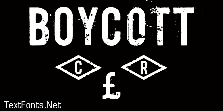 Boycott Font