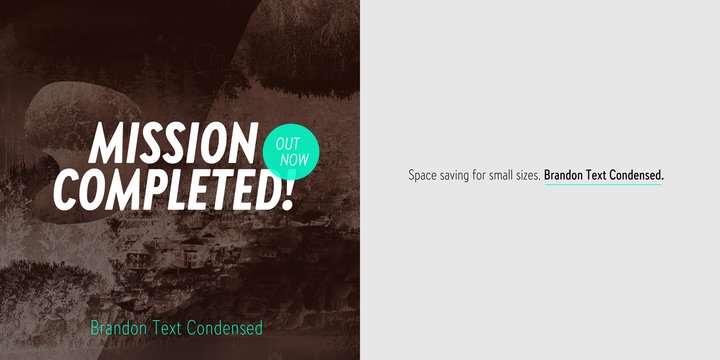 Brandon Text Condensed Font Family