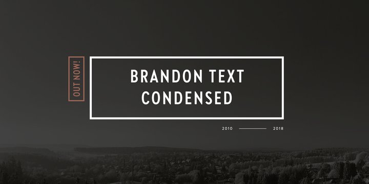 Brandon Text Condensed Font Family