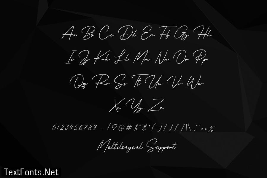 Business Signature - Elegant Corporate Font