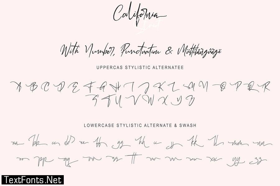 California Street Font