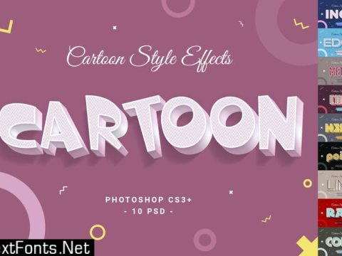 Cartoon Style Text Effects