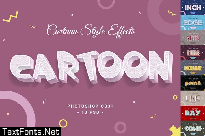 Cartoon Style Text Effects