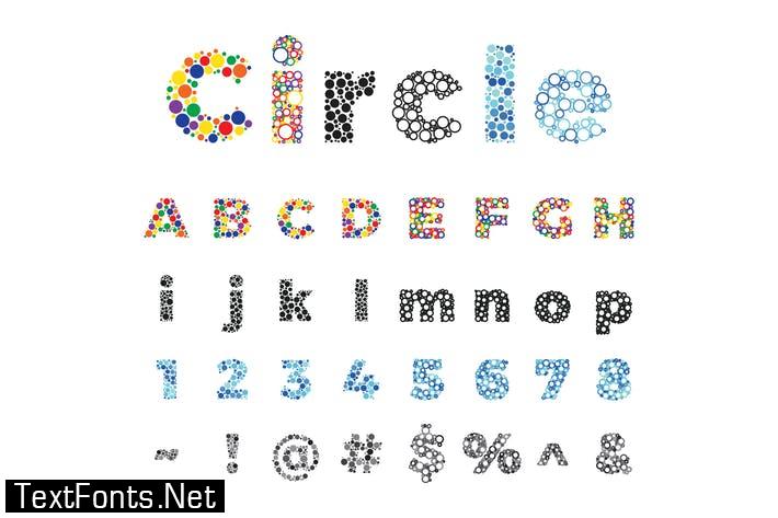 Circle Dot Alphabet