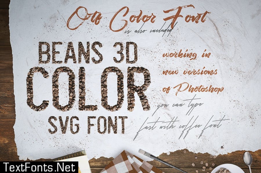 Coffee Beans - Font & Lettering