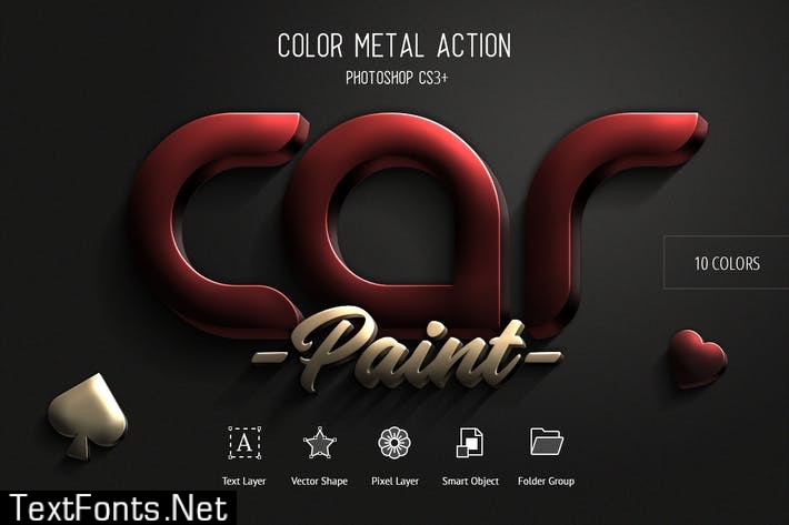 Color Metal - Photoshop Action