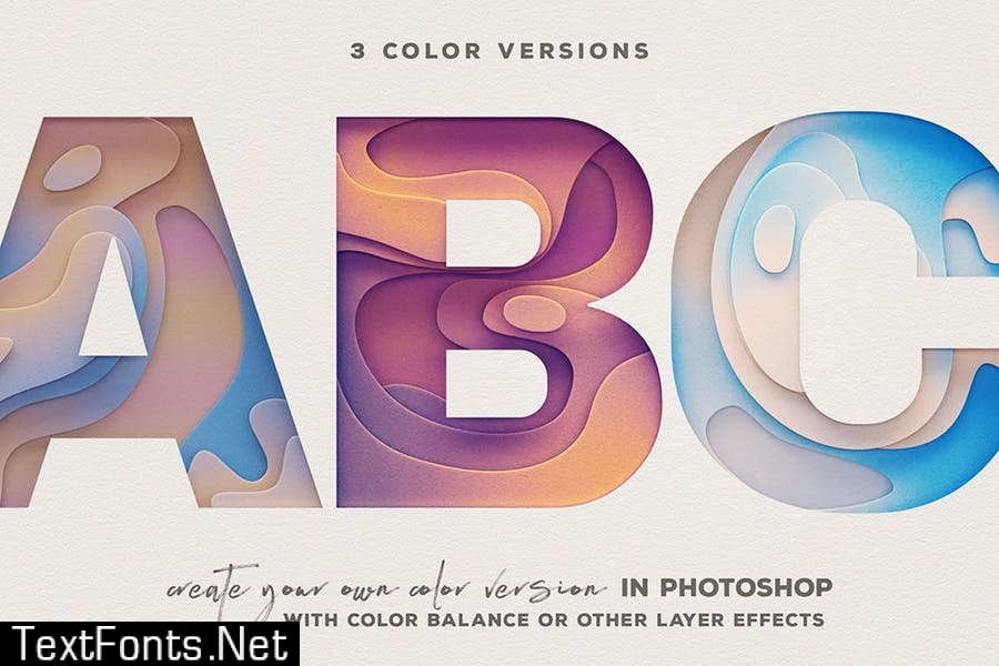 Color Paper – 3D Lettering