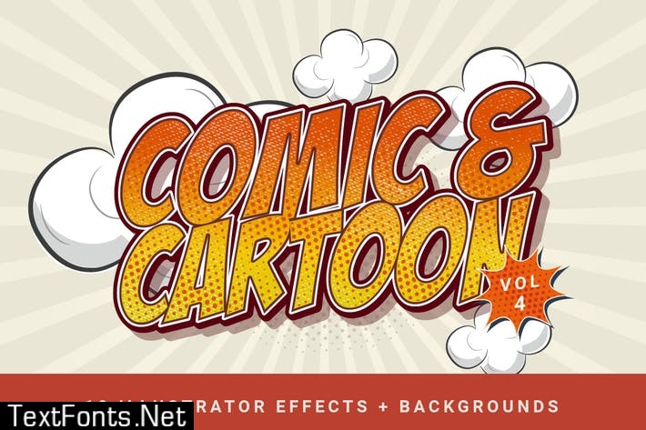 Comic Book Styles for Illustrator V4