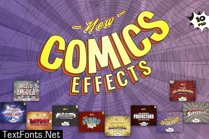 Comics Text Effects