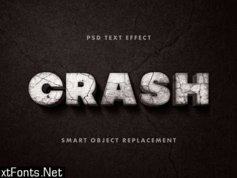 Crashed Text Effect