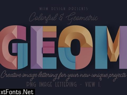 Decorative Geometry - 3D Lettering - View 1