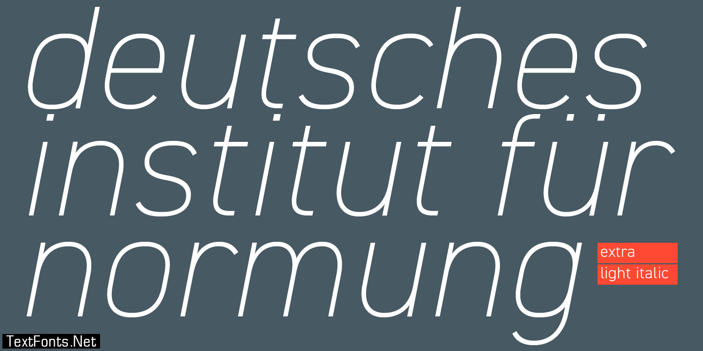 DIN 2014 Font Family