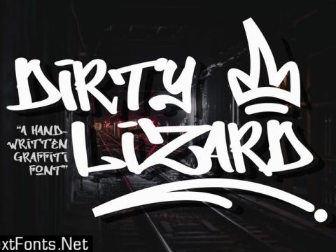 Dirty Lizard - Graffiti Font