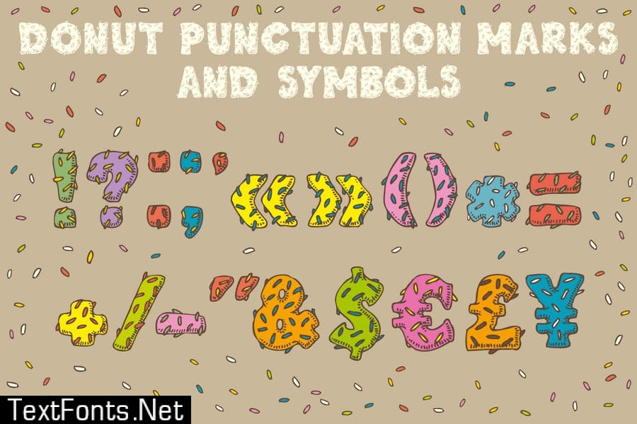 Donut Letters