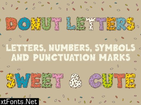 Donut Letters