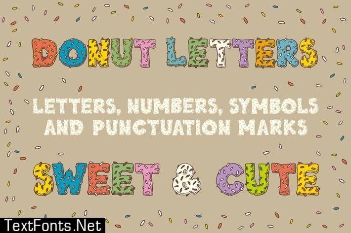Donut Letters