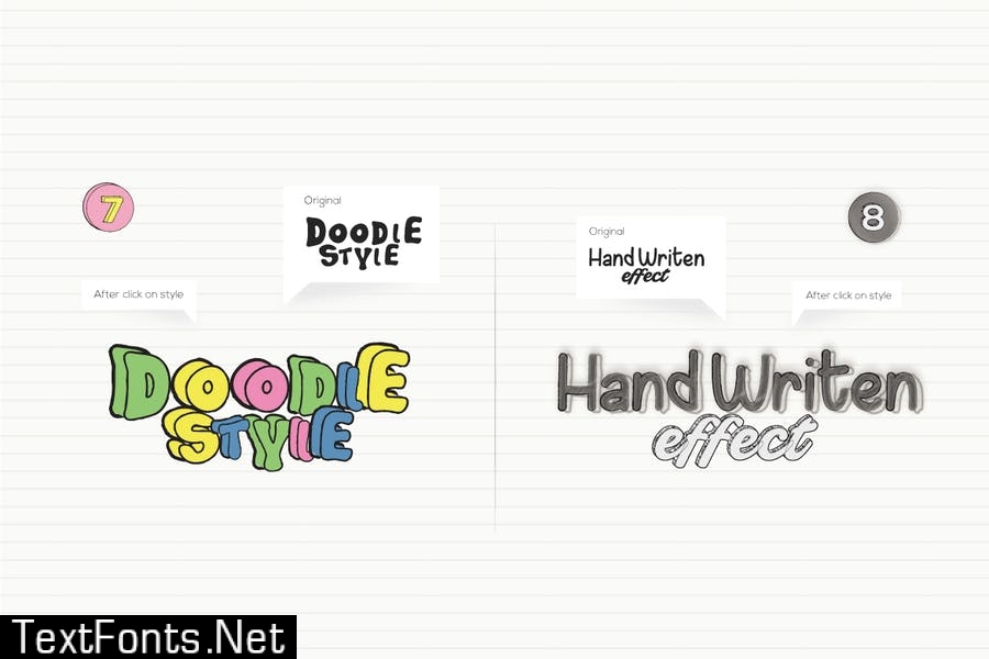 Doodles Text Effect