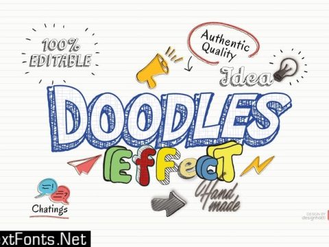 Doodles Text Effect