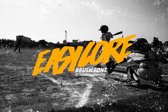 Easycore Font 581114Easycore is a font inspired by Pop Punk/Rock/Hardcore Music and the Skateboarding world. Works with your band name, album covers and hand-painted style projects.