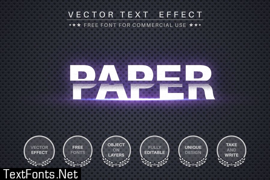 Energy ruh - editable text effect for illustrator