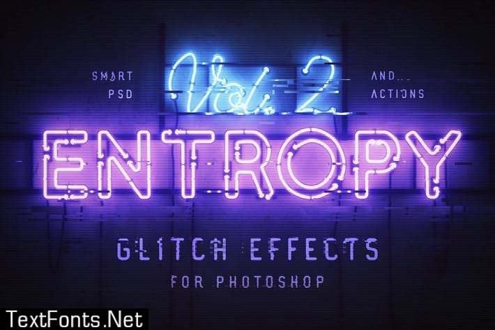 Entropy Volume II Photoshop Glitch Effects