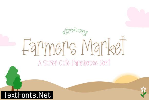 Farmers Market Font