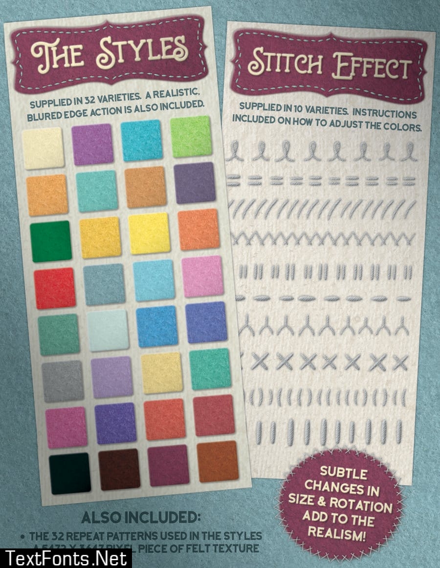 Felt Craft - Stitches Styles & More