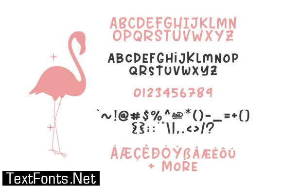 Flamingo Da Pink Font