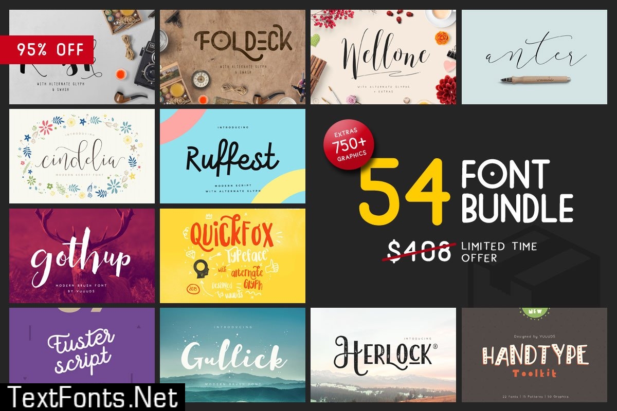 Font & Graphic Bundle 585385