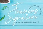 Francos Signature Font