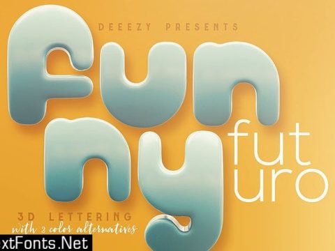 Funny Futuro – 3D Lettering